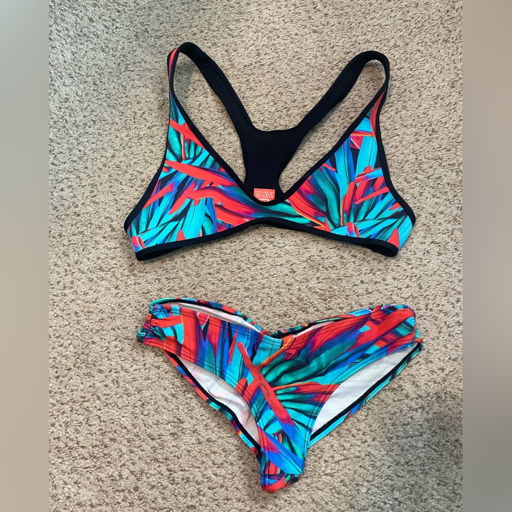 B. Swim Nova Top and Sassy Pant in Thunderbird Set Small